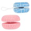 Kisangel 2pcs Wooden for Crack Pattern Fingertip Ball Promotes Motor Skills Portable Educational for Fun and Bonding view 1