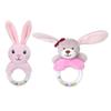 Garneck 2pcs Boy Girl Learning Toys Animal Hand Bell Plush Doll Ring Rattle Montessori Toys for Boys and Girls Safety and Fun view 1