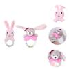 Garneck 2pcs Boy Girl Learning Toys Animal Hand Bell Plush Doll Ring Rattle Montessori Toys for Boys and Girls Safety and Fun view 3