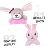 Garneck 2pcs Boy Girl Learning Toys Animal Hand Bell Plush Doll Ring Rattle Montessori Toys for Boys and Girls Safety and Fun view 4