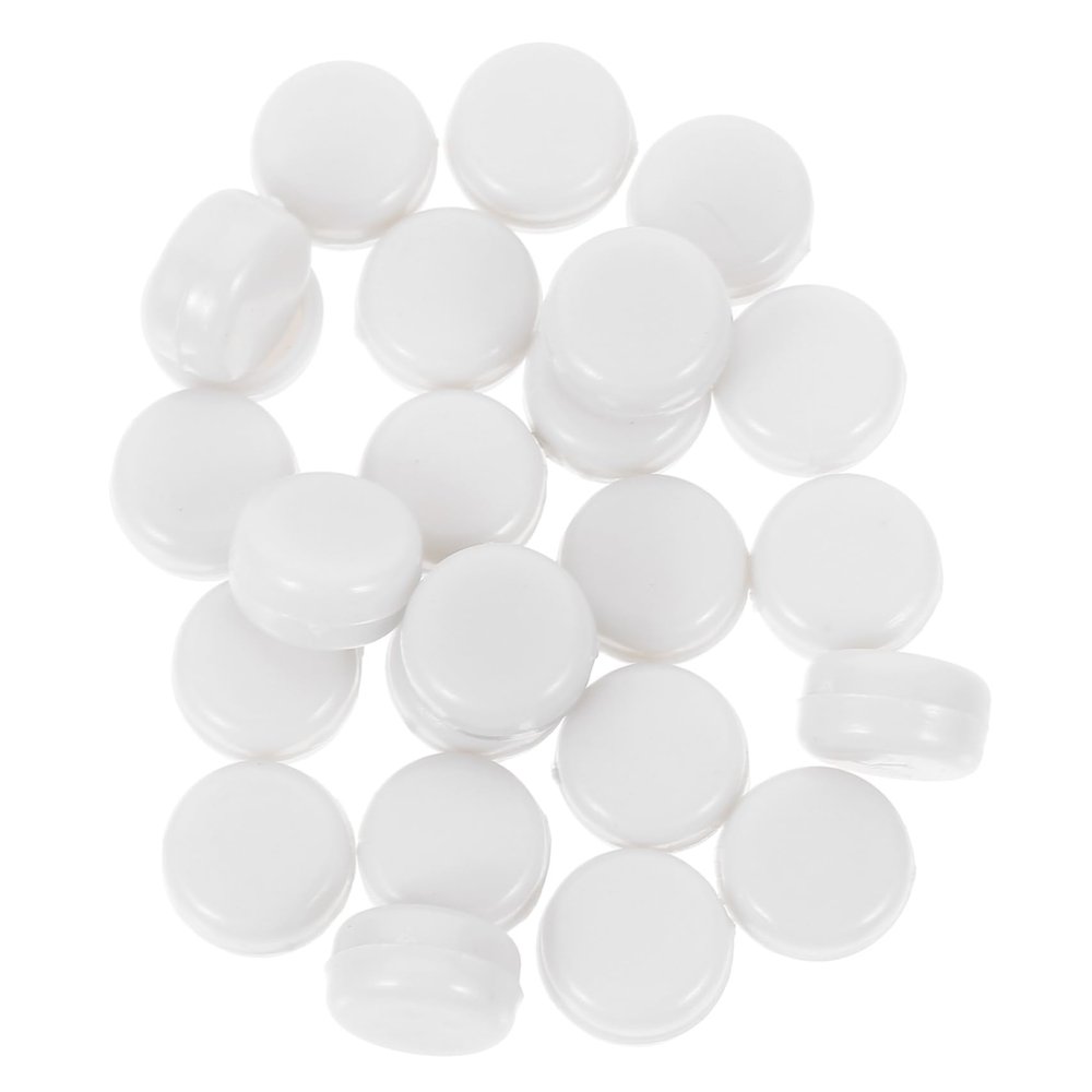 DOITOOL 200pcs Toy Accessories Flat Plastic Bell Box Inserts for Soft Toys Gentle Jingle Sound and Lightweight for Repairing Dolls and Pet