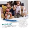 DOITOOL 200pcs Toy Accessories Flat Plastic Bell Box Inserts for Soft Toys Gentle Jingle Sound and Lightweight for Repairing Dolls and Pet view 4