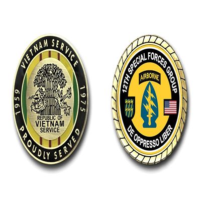 12th Special Forces Group Vietnam Service Challenge Coin