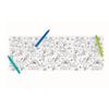 15" x 5 1/2" Blue & Green Dinosaur Coloring Rolls with Crayons  3 Pc. view 1