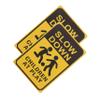 Abaodam Children At Play Safety Sign 2pcs Reflective Slow Down Warning Signs for Streets and Neighborhoods for Yard and Lawn Use view 1
