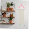 OUNONA Rainbow Hair Bow Holder Bow Organizer for Girls Wall Hanging Storage Girls Decor view 4
