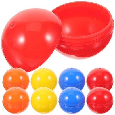 Mikikit 100pcs Hollow Bingo Balls: Openable Raffle Balls with No Number - Party Game Props for Vending Machines and Birthday Parties 1.18 inches