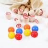 Mikikit 100pcs Hollow Bingo Balls: Openable Raffle Balls with No Number - Party Game Props for Vending Machines and Birthday Parties 1.18 inches view 2
