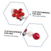 ROMISBABA 5Pairs Clip Earrings for Creative Play Jewelry for Little Lightweight Non Pierced Design for Birthday Parties and Everyday Wear view 2