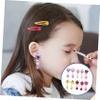 ROMISBABA 5Pairs Clip Earrings for Creative Play Jewelry for Little Lightweight Non Pierced Design for Birthday Parties and Everyday Wear view 4