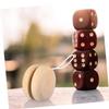 Sosoport 12pcs Wooden Yo-yo Balls Boys and Girls Toys Play Room Decor for Beginners view 3