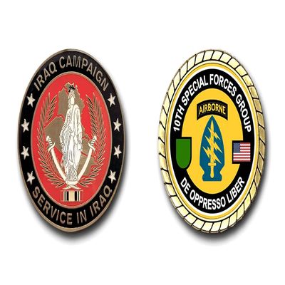 10th Special Forces Group Iraq Service Challenge Coin
