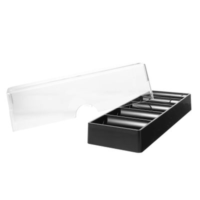 Milisten Acrylic Poker Chip Holder for Home Games 100 Chip Capacity Wear-Resistant Design and Tournaments
