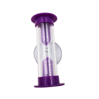 Alipis Suction Cup Hourglass Sandglass for Purple Timer for Games Easy to Stick Remove Fun Decor for Home Office Present