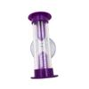 Alipis Suction Cup Hourglass Sandglass for Purple Timer for Games Easy to Stick Remove Fun Decor for Home Office Present view 1