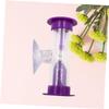 Alipis Suction Cup Hourglass Sandglass for Purple Timer for Games Easy to Stick Remove Fun Decor for Home Office Present view 2