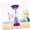 Alipis Suction Cup Hourglass Sandglass for Purple Timer for Games Easy to Stick Remove Fun Decor for Home Office Present view 4