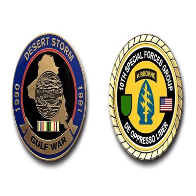 10th Special Forces Group Desert Storm Gulf War Challenge Coin