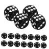 Abaodam 5sets Multi Sided Acrylic Dice for Board Games Lightweight Dice Accessories for Parties and Home Gaming Experience 50pcs*5 view 2
