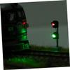Uonlytech 8pcs Miniature Train Signal Light Model for Sand Table Layouts Construction Accessories for Scenic Displays for Tabletop Decoration view 4