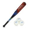 Spalding - Junior Bat and Ball Set, 29" Bat with 3 Training Balls, Beginner Backyard Baseball Fun, Outdoor Play for Kids (Orange) view 1