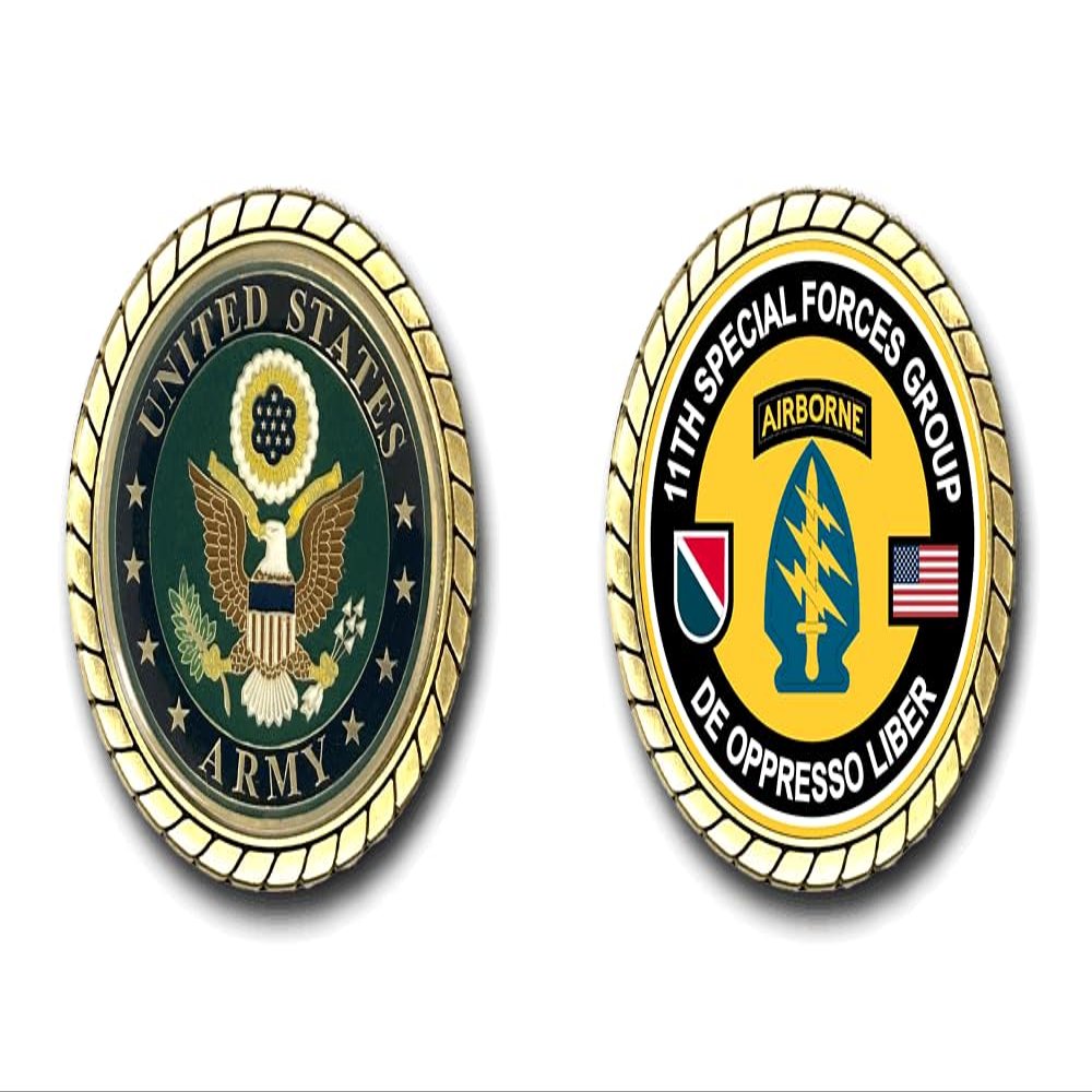 11th Special Forces Group US Army Challenge Coin