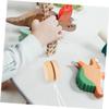 Hohopeti 12pcs Wooden DIY Painting Balls Boys and Girls Playthings Yo-yo for Boys and Girls Wooden Graffiti Toys Hand Painting Balls view 2