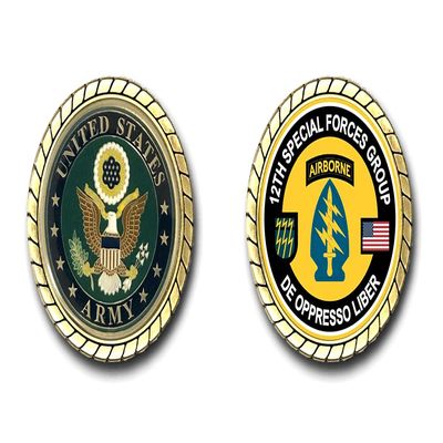 12th Special Forces Group US Army Challenge Coin