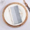 18 in. Stripe Design Table Napkins Blue - Set of 4 view 1