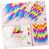 20Pcs Colorful Stackable Pencils for Multi Functional Portable Stationery Easy to Erase Design for Creative Learning and Fun Activities view 3