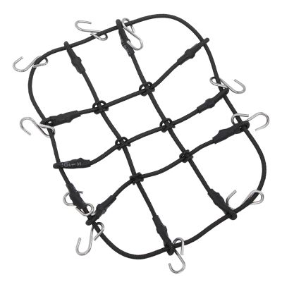 1/18 Scale RC Accessories, RC Accessories Crawler Car Luggage Net Luggage Net Simulation Decorative Car for 1/18 (Black)