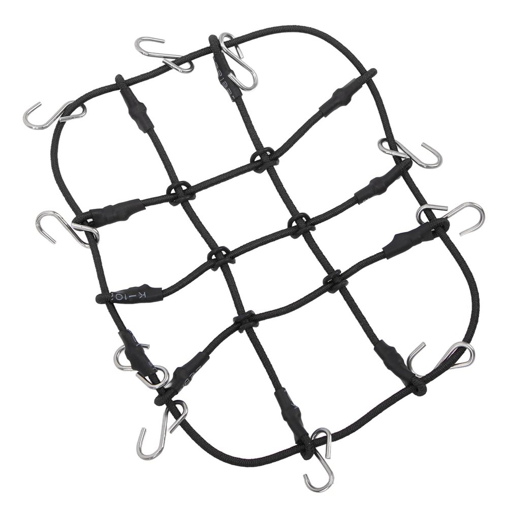 1/18 Scale RC Accessories, RC Accessories Crawler Car Luggage Net Luggage Net Simulation Decorative Car for 1/18 (Black)