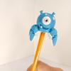 Alien Squid Pencil Topper | Articulated 3D Printed | Fidget Toy | ADHD Swivel Spinner | Sensory & Anxiety Relief | Ideal Party Favor | Unique Desk Gift | Valentine's Day (Blue) view 4