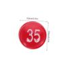 BRIGHTFUFU Raffle Balls Numbers Plastic Number Balls for Lottery Party Game Props view 2