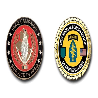 19th Special Forces Group Iraq Service Challenge Coin