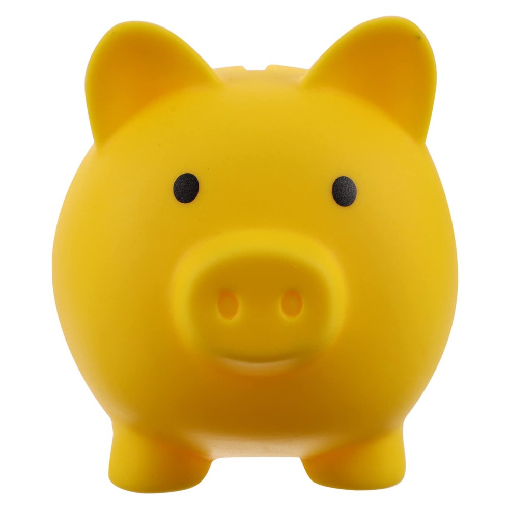 Abaodam Cultivate Boys and Girls Saving Habit Piggy Jar Adorable Pig Statue Decorative Desktop Pig Bank