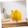Abaodam Cultivate Boys and Girls Saving Habit Piggy Jar Adorable Pig Statue Decorative Desktop Pig Bank view 4