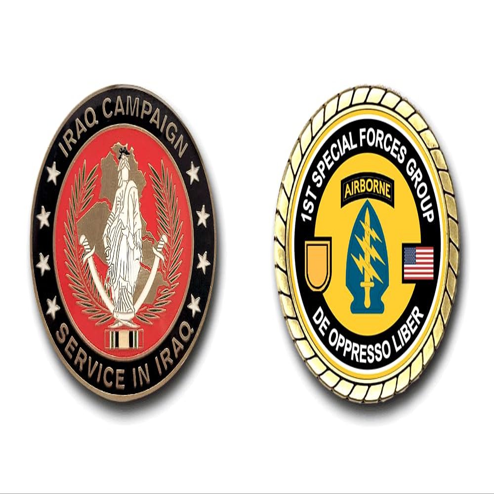1st Special Forces Group Iraq Service Challenge Coin