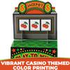 4" x 7" x 11 3/4" Casino Cardstock Ticket Dispenser view 2