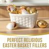 4" Religious Plastic Easter Eggs with Mini Stuffed Angel - 24 Pieces view 3