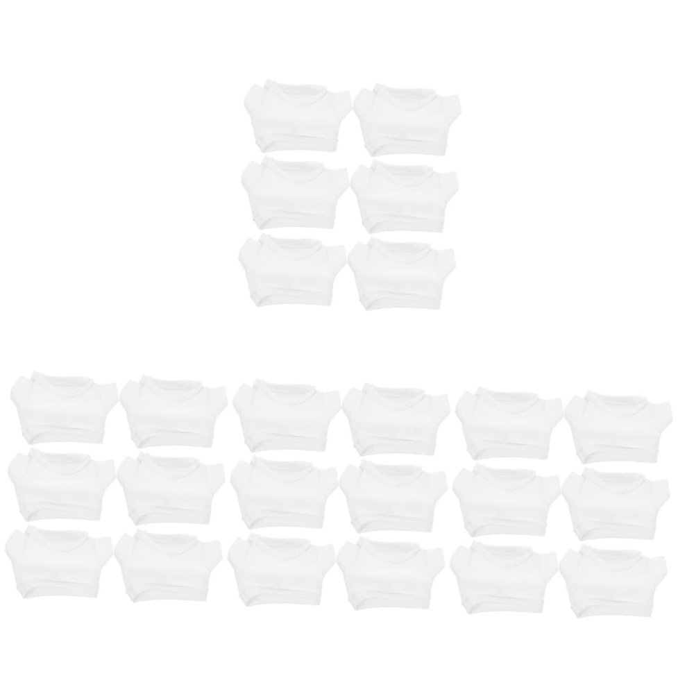 BESPORTBLE 1set Stuffed Bear Clothes Reusable Plush Doll T Shirt Costume Compact Animal Apparel Elegant Minimalist Design for Creative Play and Decoration 6pcs