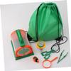 Abaodam 7pcs Portable Observation Kit for Boy Girl Practical Lens and Telescope for Hiking and Camping for Insect Observation Green view 2