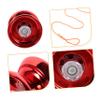 Kisangel Professional Unresponsive Yo-Yo for Beginners and Advanced Users Metal Yo-Yo String for Competitive Play and Tricks Compact Size Construction view 4