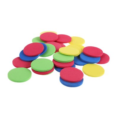 Sosoport 4Bags Mini Foam Discs for Launchers Versatile Indoor Outdoor Replacement Discs for Fun Play for Parties Mixed Colors Bags