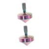 TOYANDONA 2pcs Top Alloy Gyroscope Desktop Educational Toy Portable Alloy for Office Relief Mesmerizing for Adults and Boys and Girls Design view 1