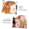 STOBOK Strawberry Felt Ball Headband Accessories for Kids DIY Craft Hairpin Decorations 5-Piece Set for Parties and Celebrations view 3