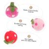STOBOK Strawberry Felt Ball Headband Accessories for Kids DIY Craft Hairpin Decorations 5-Piece Set for Parties and Celebrations view 4