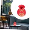 BESPORTBLE Red Money Bag Piggy Bank Money Jar Year Decorations Landscape Art Decor view 2