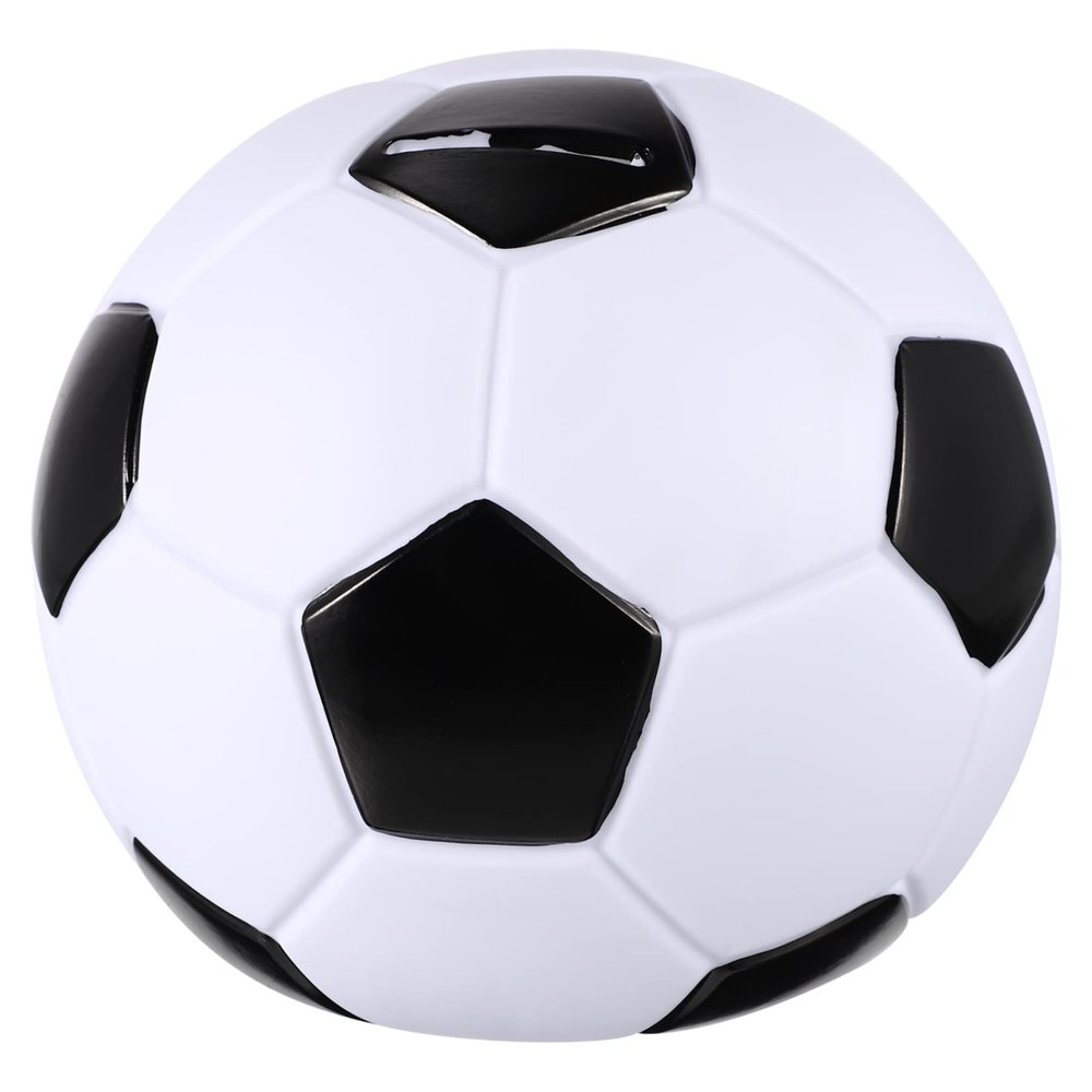 Abaodam Football Shaped Piggy Bank for Boys Decorative Savings Coin Bank Fun Money Box for Teaching Saving Habits Unique Ball Design for Home Decor