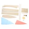 Vaguelly Boat Modeling DIY Accessories Wooden Sailboat Assembly Toys for Boys and view 1